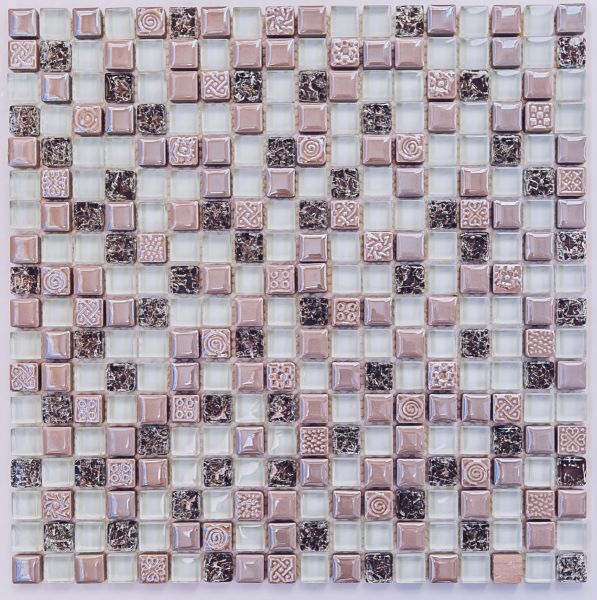 Мозаика Bonaparte Plaza 300x300 розовая