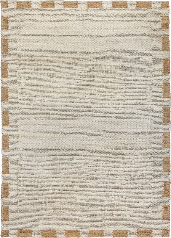 Индийский ковер из джута «JUTE MODERN» ZA581-N.WHITE 60 x 90 см Индийский ковер из джута «JUTE MODERN» ZA581-N.WHITE 60 x 90 см