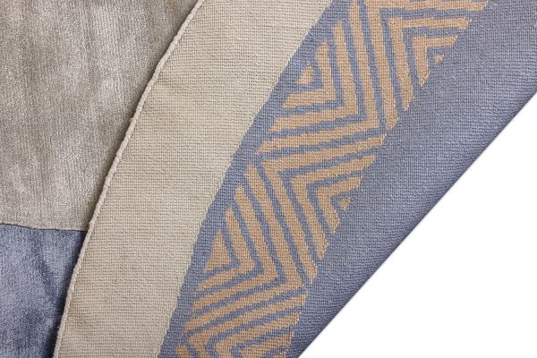 Индийский ковер из арт-шёлка «PRISMATIC» VISION-05-COLOR-3(Round) 240 x 240 см