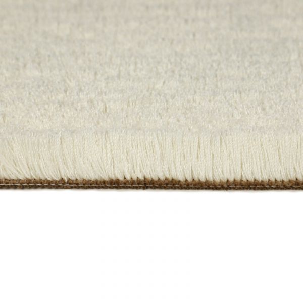 Ковролин OZKAPLAN GOLD SHAGGY 01800a White 15мм/4м