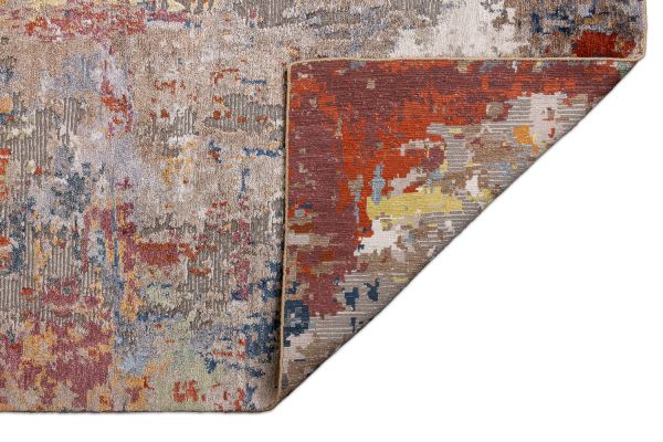 Индийский ковер из арт-шёлка и шерсти «STORM» LPF11217-MULTI 200 x 301 см Индийский ковер из арт-шёлка и шерсти «STORM» LPF11217-MULTI 200 x 301 см