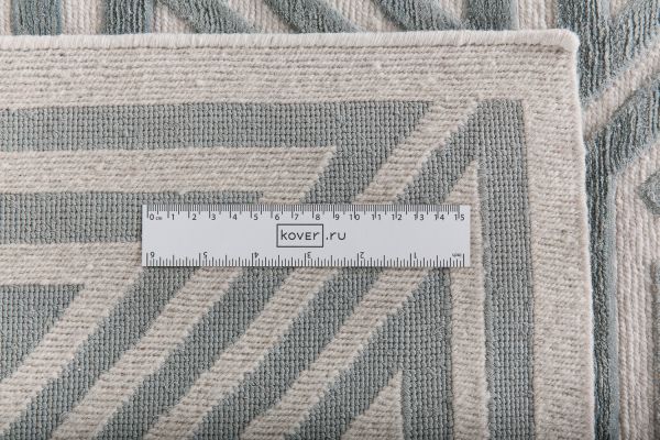 Непальский ковер из шерсти и шёлка «ART DECO RUGS» 147312-35-BLEACH-WHT SM-3 201 x 304 см