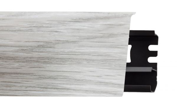 Плинтус ПВХ INDO ARBITON 02 Ясень Северный   70х26х2500мм