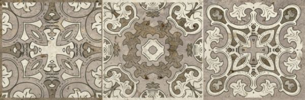 Травертино Декор Орнамент 199*603 10мм  (1*7) Ласселсбергер 3064-0004-1001/3606-0016