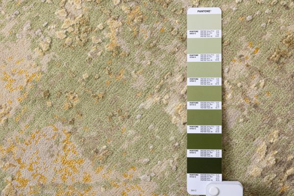 Индийский ковер из шерсти и шёлка «HOLLYWOOD ART» CE9318-GREEN(Round) 246 x 246 см Индийский ковер из шерсти и шёлка «HOLLYWOOD ART» CE9318-GREEN(Round) 246 x 246 см