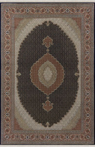 Иранский ковёр из шерсти и шёлка «TABRIZ MAHI» 13-59-IR