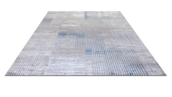 Турецкий ковер из полиэстера «TANGO» AI69C-LGRY 80 x 150 см