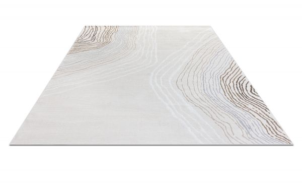 Турецкий ковер из полиэстера и полипропилена «PASTORAL» 32718A-CRE-CRE 80 x 150 см