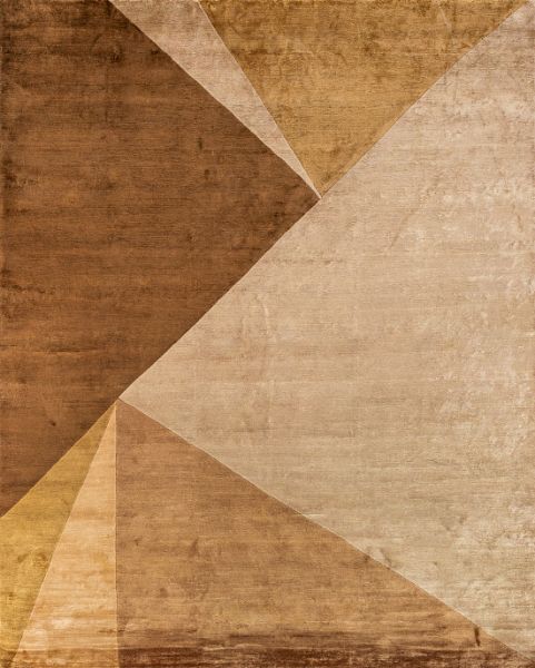 Индийский ковёр из арт-шёлка «PRISMATIC» CONE-NEW-COLR