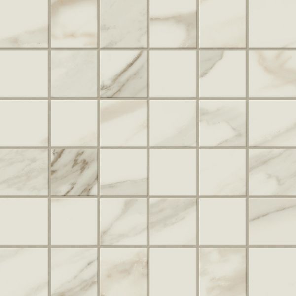 Мозаика Empire  Arabescato 300x300 лаппатированная белая