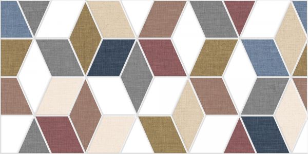 Керамическая плитка Тренд 3Д ПО 600*300 1 сорт Керамин  для ванной комнаты