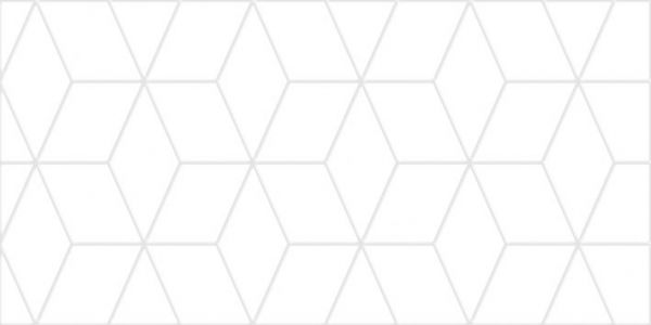 Керамическая плитка Тренд 7С плитка облицовочная 600*300 белый (0,18*11=1,98*28) Керамин  для ванной комнаты