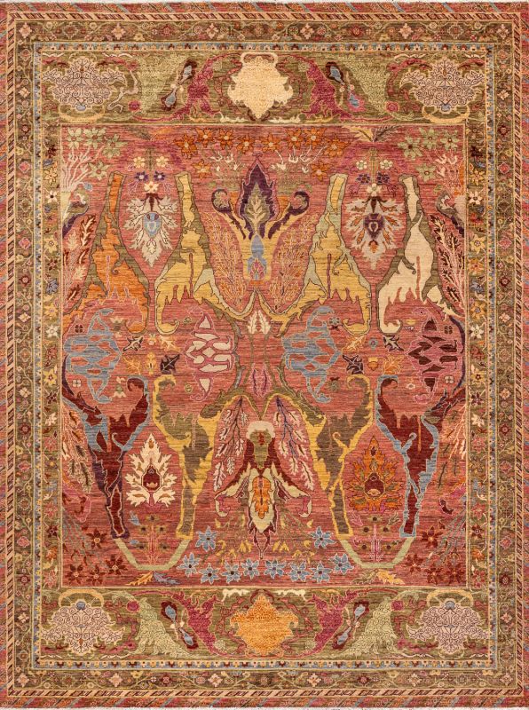 Пакистанский ковер из шерсти «ZIEGLER VINTAGE» B136154-PNK-OLV 276 x 363 см Пакистанский ковер из шерсти «ZIEGLER VINTAGE» B136154-PNK-OLV 276 x 363 см