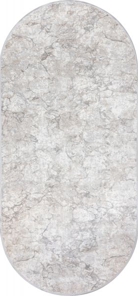 Турецкий ковер из полипропилена и полиэстера «BOSFOR» 02870A-BGE-CRE(OVAL) 200 x 400 см