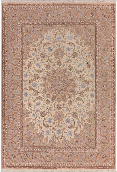 Иранский ковёр из шерсти и шёлка «ISFAHAN IR» 11-214-IR