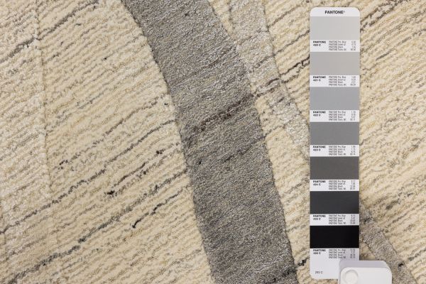 Индийский ковер из арт-шёлка и шерсти «EVEREST» 2023194-ROCK 163 x 241 см