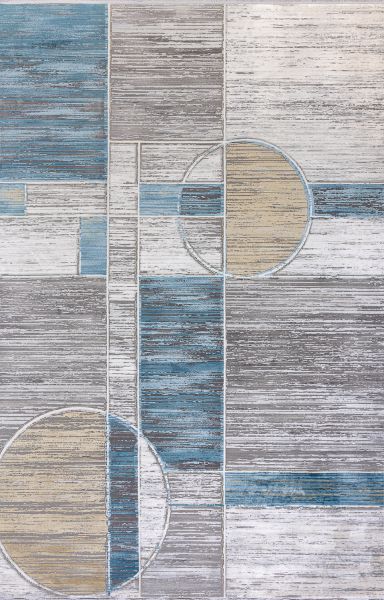 Турецкий ковер из эвкалиптового шёлка и акрила «EGOISTE» M608B-DGRY-DBLU 240 x 340 см Турецкий ковер из эвкалиптового шёлка и акрила «EGOISTE» M608B-DGRY-DBLU 240 x 340 см