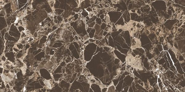 Керамогранит Marble (Марбл) Dark Brown 600x1200 полированный коричневый MOG402
