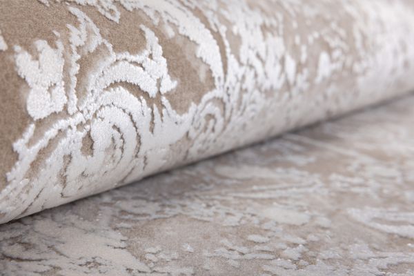 Турецкий ковер из эвкалиптового шёлка и акрила «EGOISTE» M455F-BGE-CRE 160 x 230 см