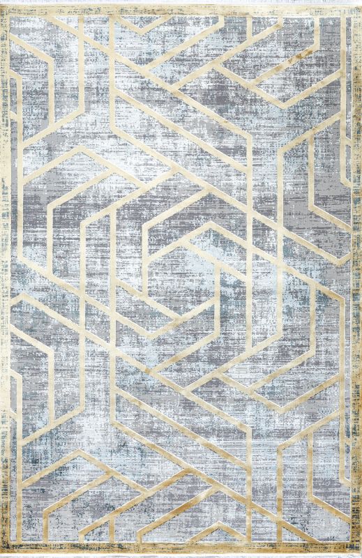 Турецкий ковер из эвкалиптового шёлка и акрила «EGOISTE» M575B-CDGRY-BGE 200 x 290 см Турецкий ковер из эвкалиптового шёлка и акрила «EGOISTE» M575B-CDGRY-BGE 200 x 290 см