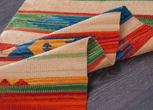 Индийский ковер из хлопка «KILIM COTTON» CT31-MIX 170 x 240 см