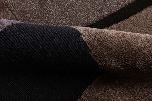 Индийский ковер из шерсти, шёлка и эвкалиптового шёлка «TECTONIC» D4-C5 176 x 238 см