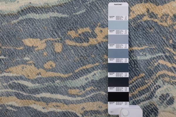 Индийский ковер из арт-шёлка и шерсти «MIST SPECIAL» 2023262-BLUE CORAL 201 x 292 см Индийский ковер из арт-шёлка и шерсти «MIST SPECIAL» 2023262-BLUE CORAL 201 x 292 см