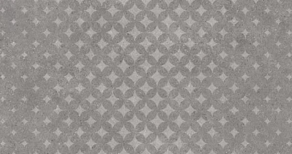 Декор Фондамента 600x1195 серый орнамент SBD026\DL5009
