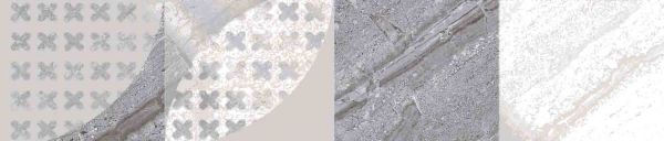 Керамическая плитка Тулуза Бордюр 75*350 геометрия люкс (1*28) ВКЗ (Волгоград)  для ванной комнаты