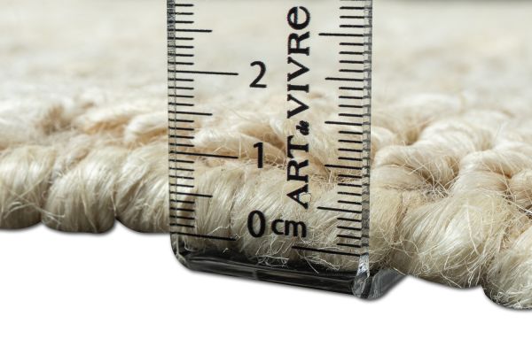 Индийский ковер из джута «JUTE MODERN» 1346-WHITE 60 x 90 см