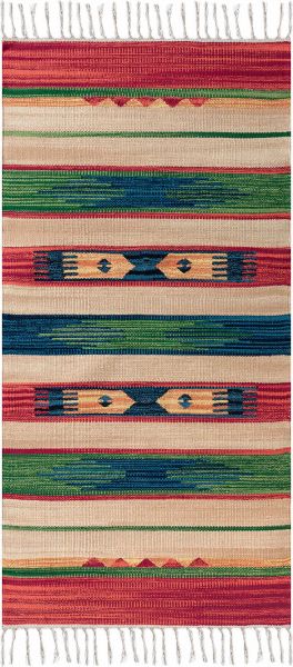 Индийский ковер из хлопка «KILIM COTTON» CT31-MIX 170 x 240 см