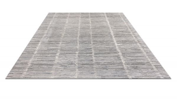 Турецкий ковер из полиэстера и полипропилена «KLASS» 9582A-GRY-GRY 80 x 150 см