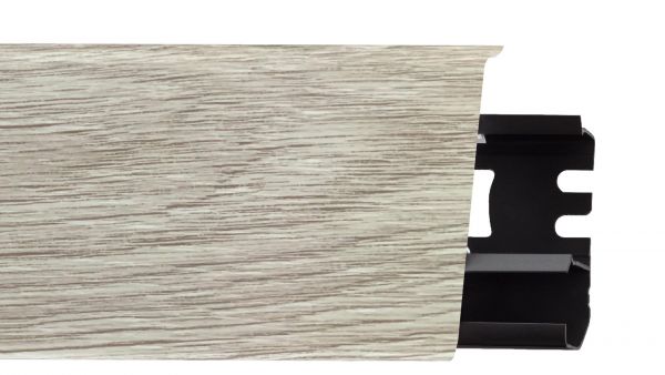 Плинтус ПВХ INDO ARBITON 135 Дуб Платиновый   70х26х2500мм