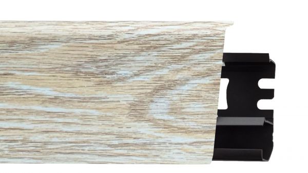 Плинтус ПВХ INDO ARBITON 138 Дуб Пасадена  70х26х2500мм