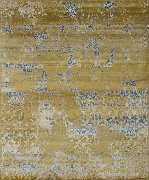 Непальский ковёр из шерсти и шёлка «ART COLLECTION» BUTTERFLY GOLD(CX3385)