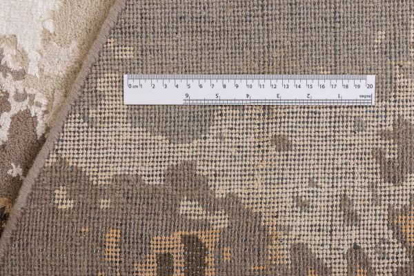 Индийский ковер из шерсти и бамбукового шёлка «VELVET MIRAGE» CONTINENT(Round) 250 x 250 см