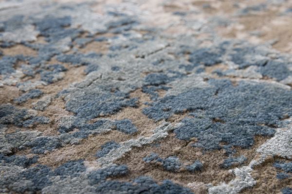 Индийский ковер из шерсти и арт-шёлка «CHAOS THEORY» ESK407-MINK-B.MIRAGE 203 x 305 см