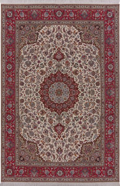 Иранский ковер из шерсти и шёлка «TABRIZ IR» 10-39-Javad Qalam-IR 205 x 305 см