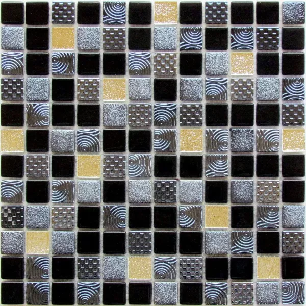 Мозаика Bonаparte Domino 300x300 черная