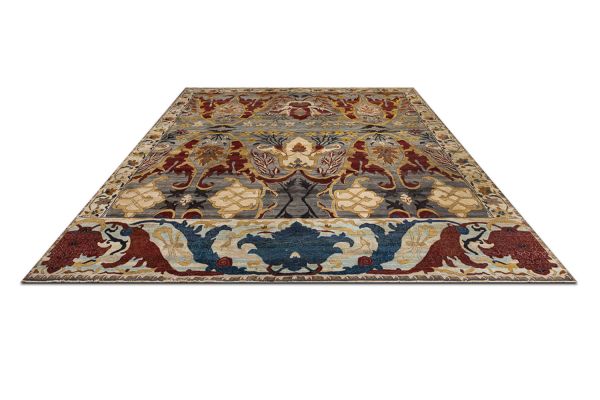 Индийский ковер из шерсти «ZIEGLER VINTAGE» AC228-GREY(364x408) 364 x 408 см