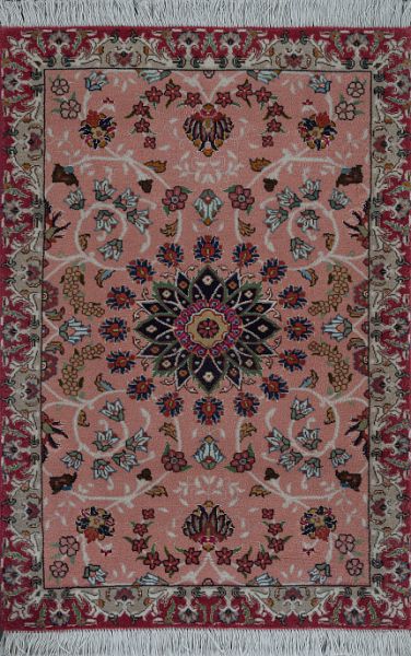 Иранский ковёр из шерсти и шёлка «TABRIZ IR» 8-525-26/S-IR