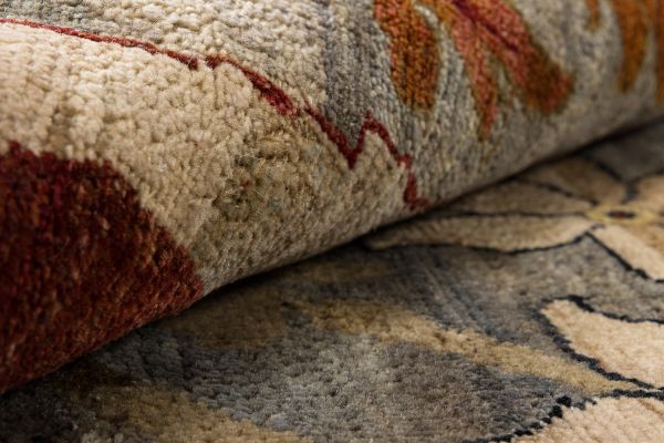 Индийский ковер из шерсти «ZIEGLER VINTAGE» AC228-GREY(364x408) 364 x 408 см