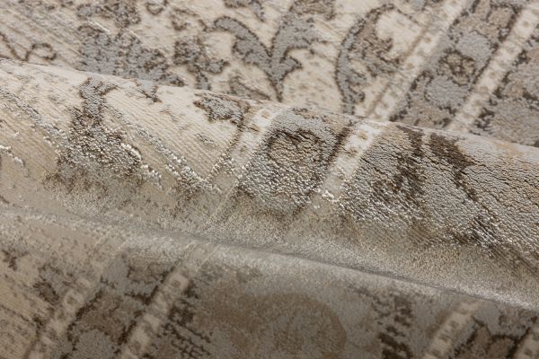 Турецкий ковер из полиэстера «GLENMORANGE» 2359A-WHT-BGE 80 x 150 см