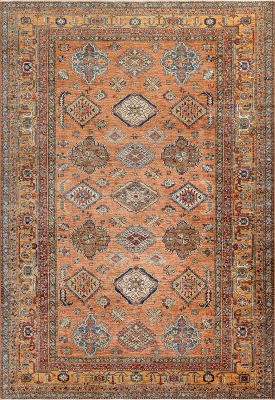 Пакистанский ковер из шерсти «KAZAK ROYAL» GOLD-GOLD(205x296) 205 x 296 см Пакистанский ковер из шерсти «KAZAK ROYAL» GOLD-GOLD(205x296) 205 x 296 см