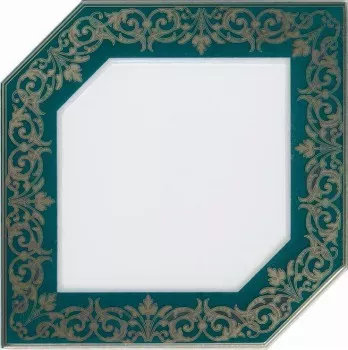 Декор настенный Клемансо 150x150 зеленый темный HGD\E250\18000