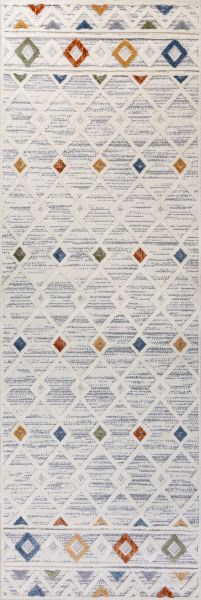 Турецкий ковер из полиэстера «HARMONY» 24647A-CRE-CRE(Runner) 100 x 300 см