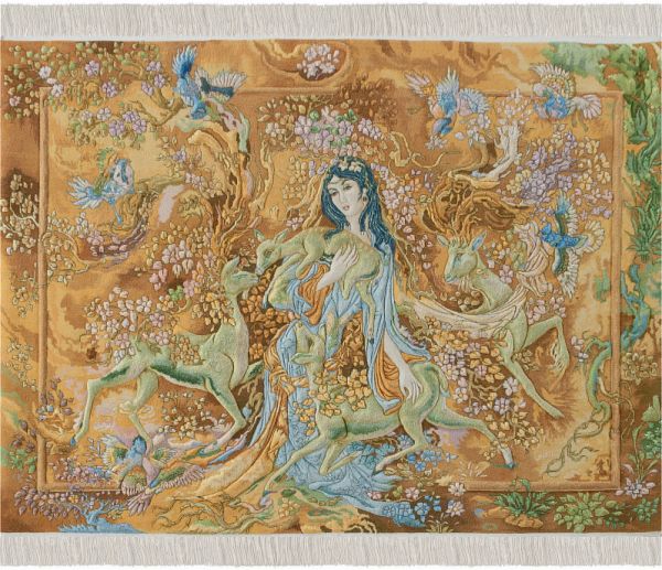 Иранский ковёр из шерсти и шёлка «TABRIZ IR» 9-263-IR