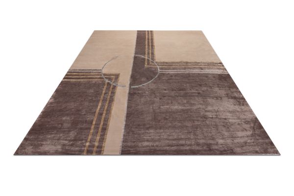 Индийский ковер из шерсти и арт-шёлка «CARTIE COLLECTION» ART DECO-03-21B(SL) 348 x 437 см Индийский ковер из шерсти и арт-шёлка «CARTIE COLLECTION» ART DECO-03-21B(SL) 348 x 437 см