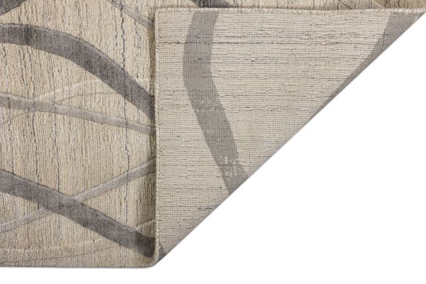 Индийский ковер из арт-шёлка и шерсти «EVEREST» 2023194-ROCK 163 x 241 см