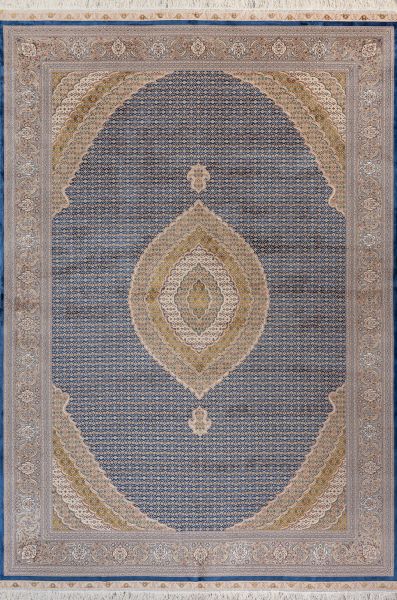 Иранский ковер из шёлка и модала «MASTERPIECE QUM» 017-24-54-DBLUE 200 x 300 см Иранский ковер из шёлка и модала «MASTERPIECE QUM» 017-24-54-DBLUE 200 x 300 см